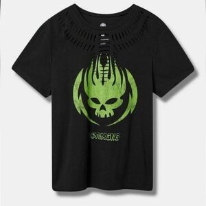 NWT Torrid The Offspring Classic Fit Yoke Slash Tee Size 3